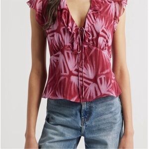 Rails Carmine Top in Bahia Print Size M
